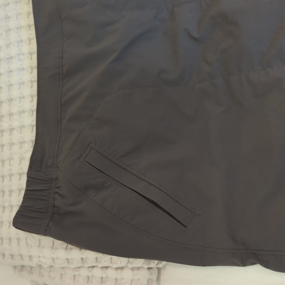 Woolrich Green grey khaki skirt skort with shorts, pockets, zip s small - Picture 2 of 8